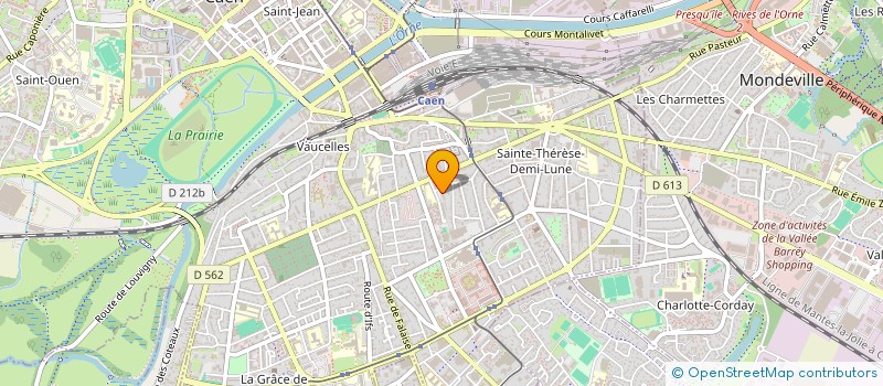 localisation de l'entreprise LE MEDIALAB à CAEN