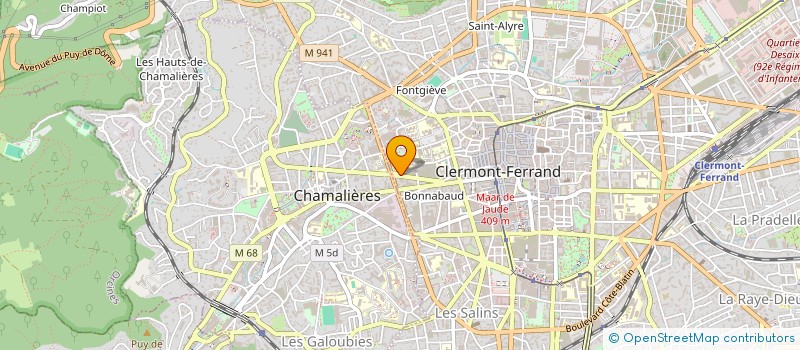 localisation de l'entreprise LE MEDIAN  CLERMONT-FERRAND