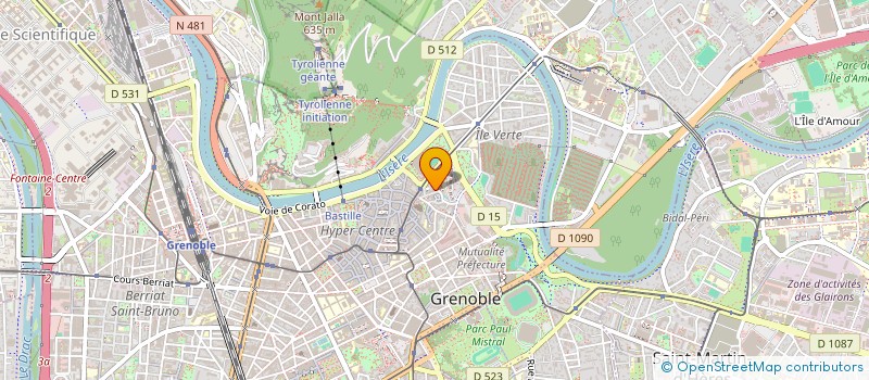 localisation de l'entreprise LE MEDIASTERE  GRENOBLE