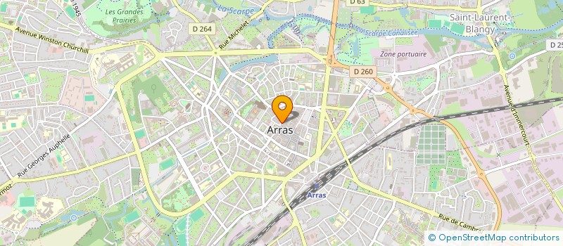 localisation de l'entreprise LE MEDIEVAL à ARRAS
