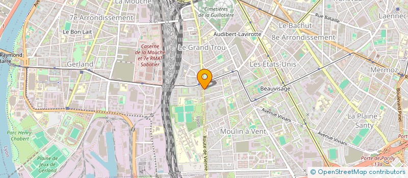 localisation de l'entreprise LE MEDITERRANE  VENISSIEUX