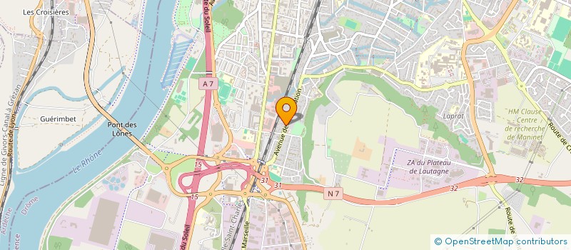 localisation de l'entreprise LE MEDITERRANEE  VALENCE