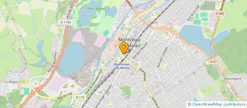localisation de l'entreprise LE MEDITERRANEE  MONTCEAU-LES-MINES