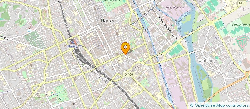 localisation de l'entreprise LE MEDITERRANEEN à NANCY