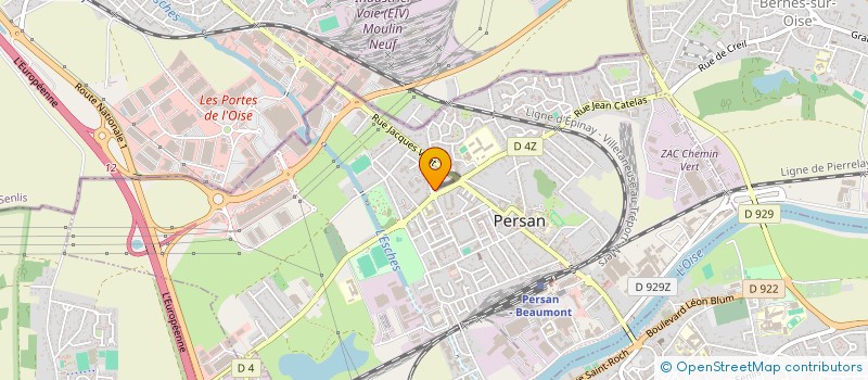 localisation de l'entreprise LE MEDITERRANEEN  PERSAN