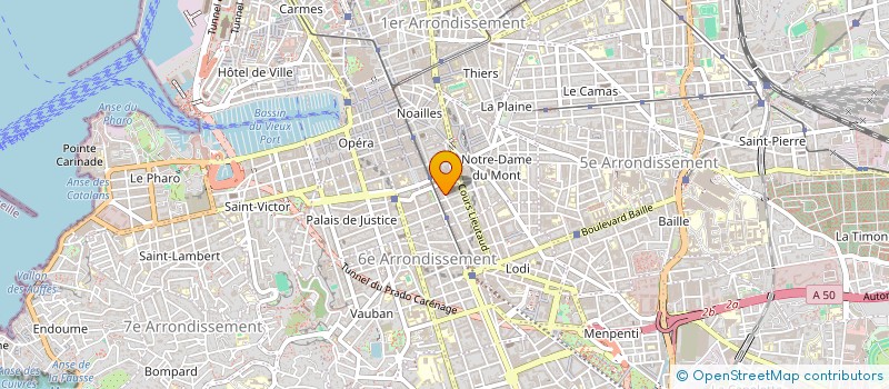 localisation de l'entreprise LE MEDLEY à MARSEILLE