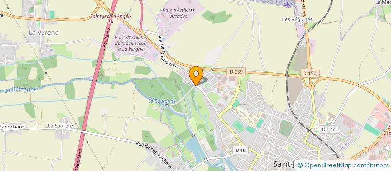 localisation de l'entreprise LE MEE  CONTREMOULINS  LA VERGNE