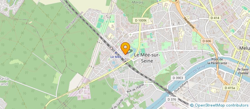 localisation de l'entreprise LE MEE'RITE  LE MEE-SUR-SEINE