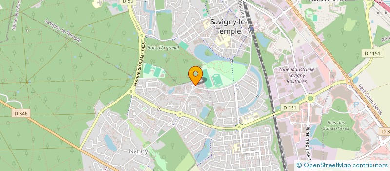 localisation de l'entreprise LE MEE SUD RECYCLAGE  LE MEE-SUR-SEINE