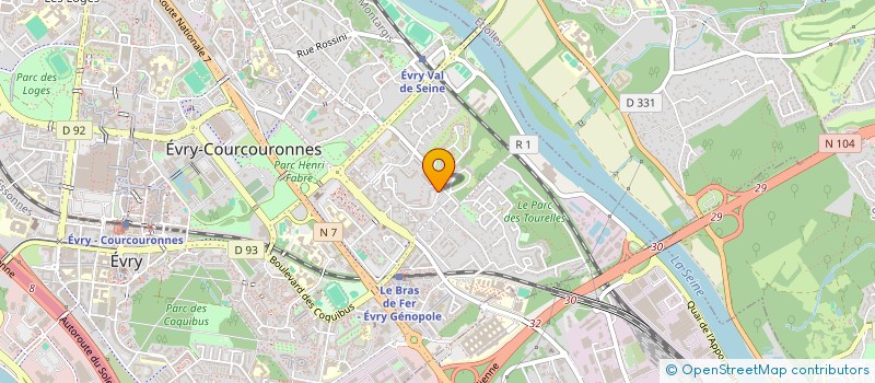 localisation de l'entreprise LE MEILLEUR DEBARRAS D'AUJOURD'HUI  EVRY-COURCOURONNES