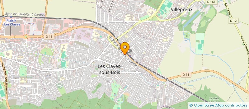 localisation de l'entreprise LE MEILLEUR FINANCEMENT à LES CLAYES-SOUS-BOIS