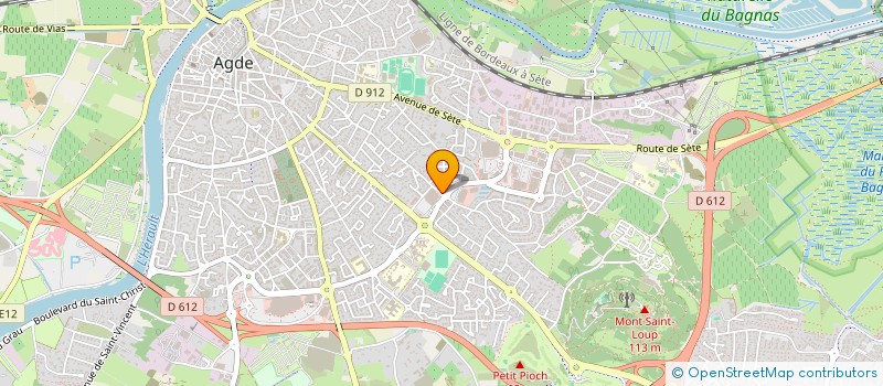 localisation de l'entreprise LE MEILLEUR TORREFACTEUR DE LA RUE à AGDE