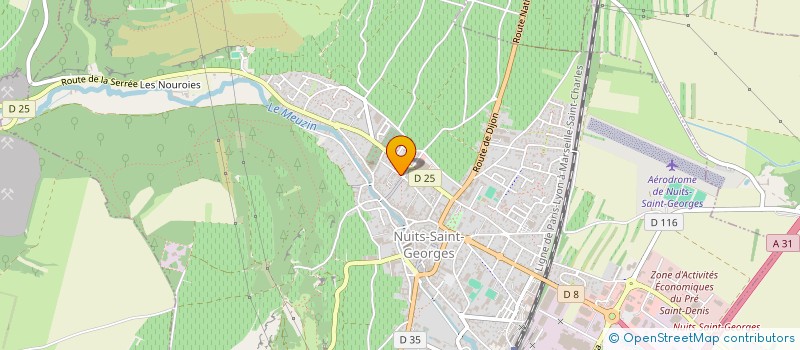 localisation de l'entreprise LE MEIX DES ANTES à NUITS-SAINT-GEORGES