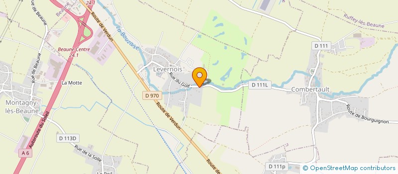 localisation de l'entreprise LE MEIX GERARD  LEVERNOIS