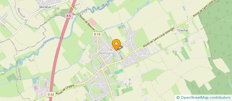 localisation de l'entreprise LE MEIX TRACIN  DEMIGNY