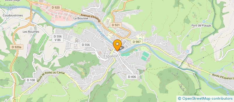 localisation de l'entreprise LE MEJANE à ESPALION