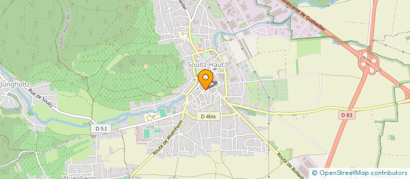 localisation de l'entreprise LE MEKONG  SOULTZ-HAUT-RHIN