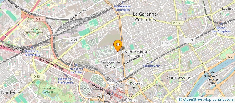 localisation de l'entreprise LE MEKONG MONTROUGE  COURBEVOIE