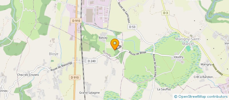 localisation de l'entreprise LE MELBOURNE  RUMILLY