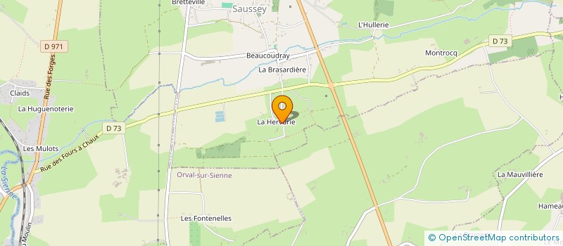 localisation de l'entreprise LE MELEZE  SAUSSEY