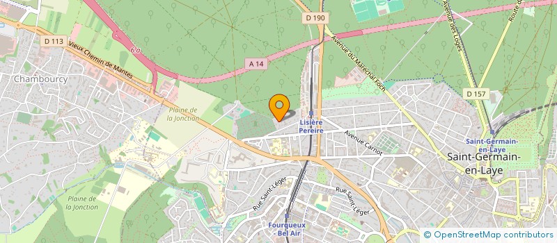 localisation de l'entreprise LE MELEZE  SAINT-GERMAIN-EN-LAYE