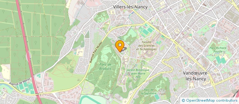 localisation de l'entreprise LE MELEZIN à VILLERS-LES-NANCY