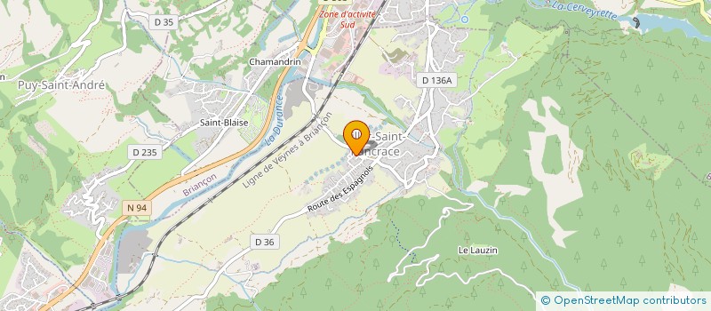 localisation de l'entreprise LE MELEZIN  VILLAR-SAINT-PANCRACE