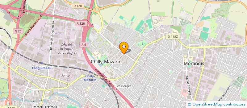 localisation de l'entreprise LE MELI MELO à CHILLY-MAZARIN