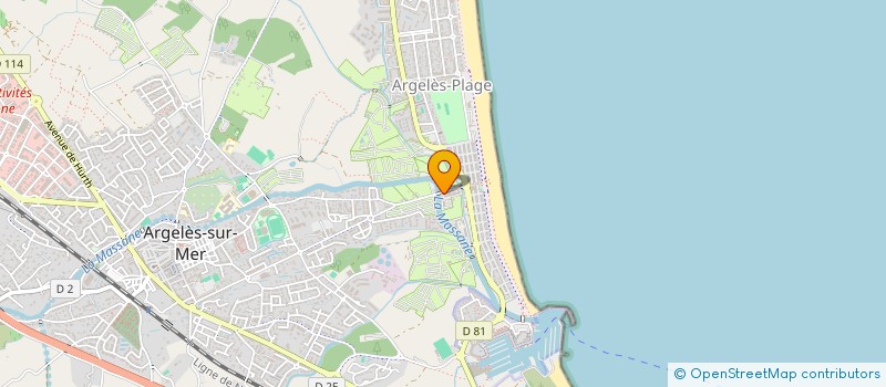 localisation de l'entreprise LE MELIMAR à ARGELES-SUR-MER