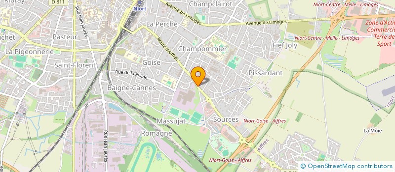 localisation de l'entreprise LE MELLEDO - GUILLON  NIORT