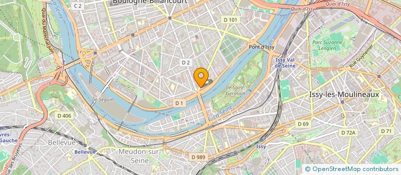 localisation de l'entreprise LE MELLOW BOULOGNE  BOULOGNE-BILLANCOURT