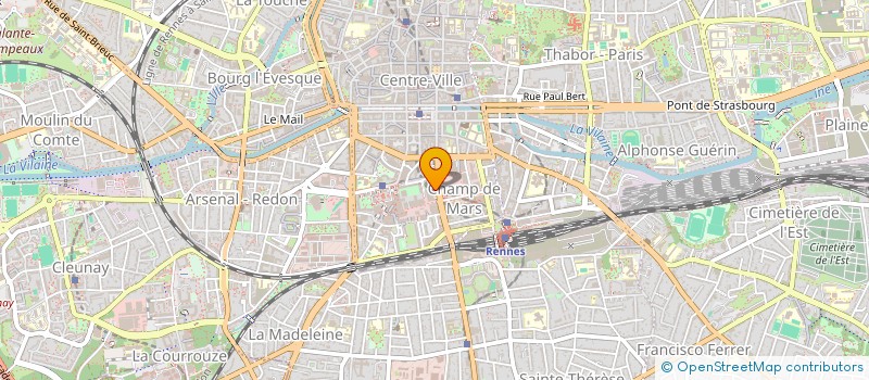 localisation de l'entreprise LE MELON JAUNE à RENNES