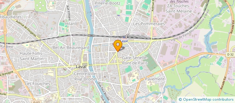 localisation de l'entreprise LE MELROSE à LAVAL