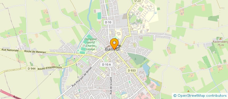 localisation de l'entreprise LE MELUSINE à BAILLEUL