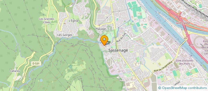 localisation de l'entreprise LE MELUSINE BLUES  SASSENAGE