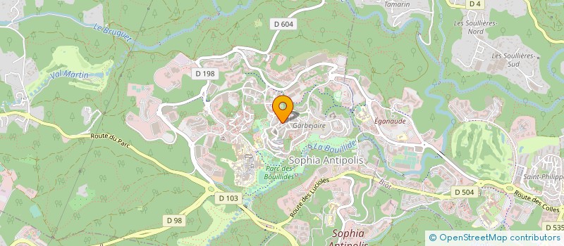 localisation de l'entreprise LE MEMPHIS  VALBONNE