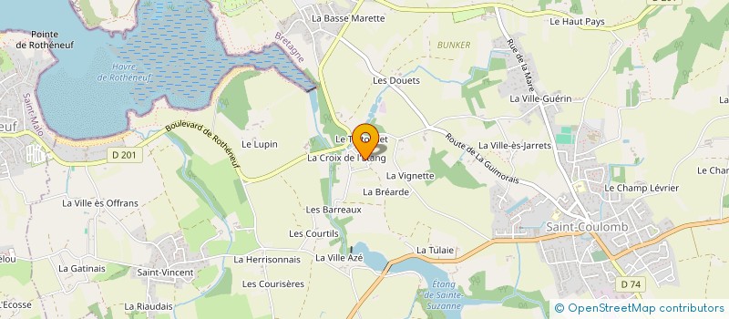 localisation de l'entreprise LE MENAGE à SAINT-MELOIR-DES-ONDES