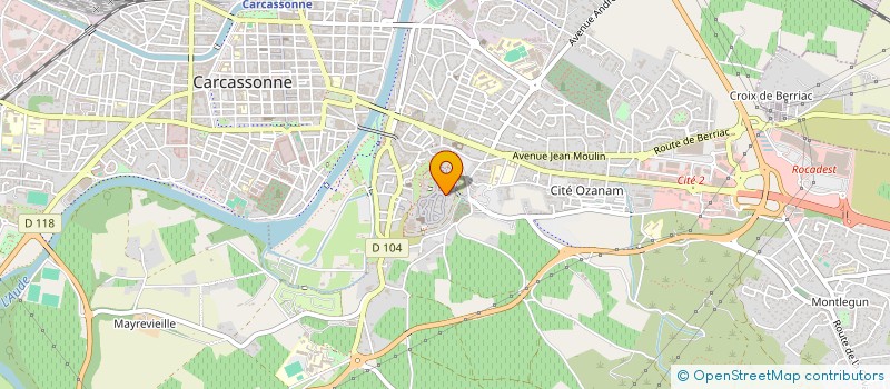 localisation de l'entreprise LE MENESTREL  CARCASSONNE