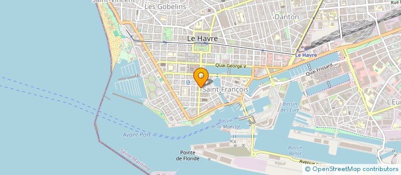 localisation de l'entreprise LE MENESTREL  LE HAVRE