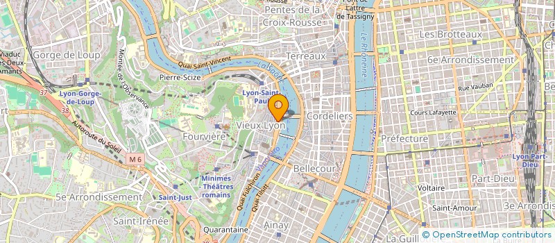 localisation de l'entreprise LE MENESTREL SARL à LYON