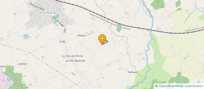 localisation de l'entreprise LE MENHIR à YFFINIAC