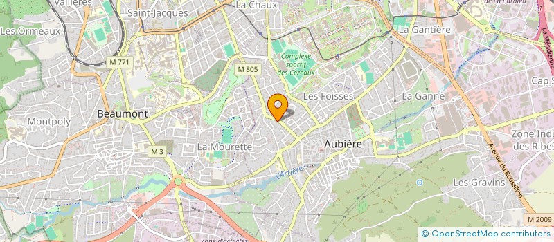 localisation de l'entreprise LE MENHIR  AUBIERE