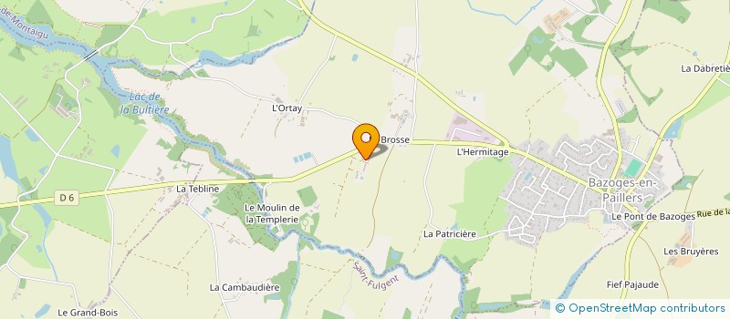 localisation de l'entreprise LE MENHIR à BAZOGES-EN-PAILLERS