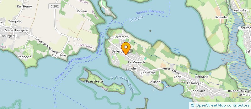 localisation de l'entreprise LE MENIEC H à SENE