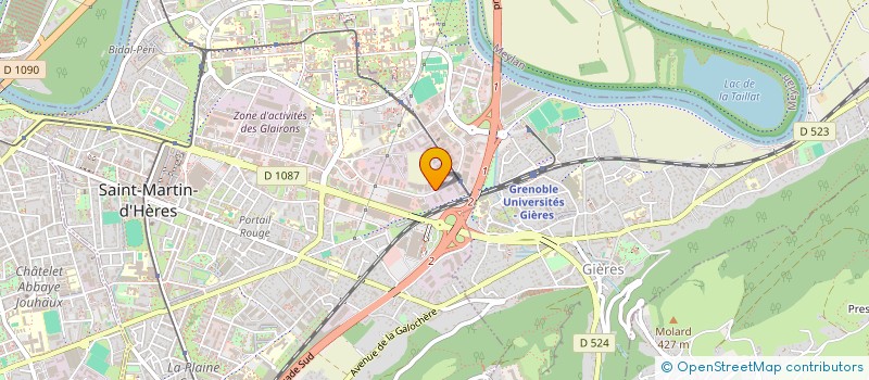 localisation de l'entreprise LE MENIL  SAINT-MARTIN-D'HERES