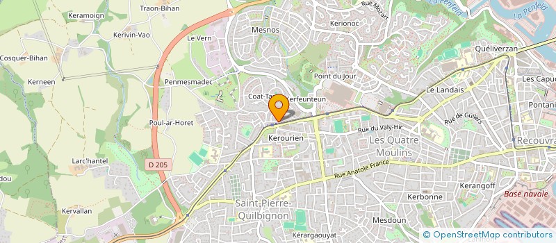 localisation de l'entreprise LE MENN PATTINGRE à BREST