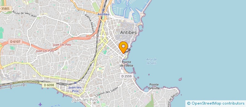 localisation de l'entreprise LE MENSUEL DES SPECTACLES à ANTIBES