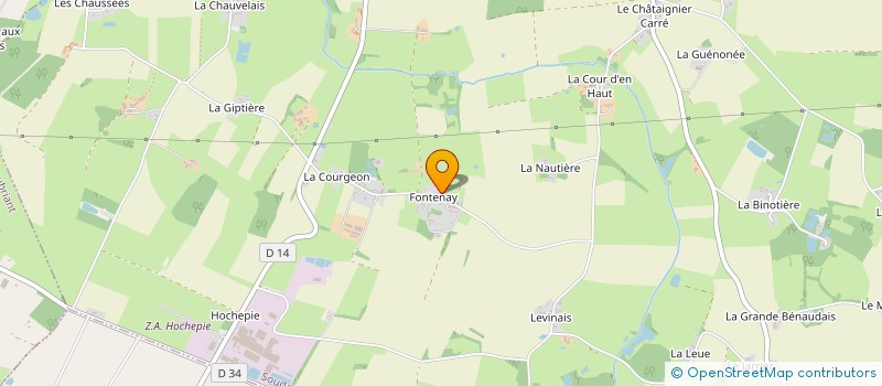 localisation de l'entreprise LE MENTEC à SOUDAN