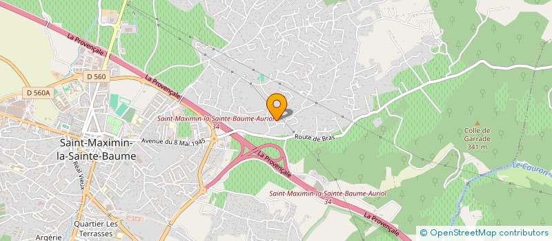 localisation de l'entreprise LE MENUISIER à ST MAXIMIN LA STE BAUME