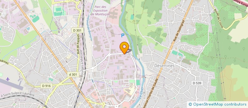 localisation de l'entreprise LE MENUISIER DE MONTLUCON à MONTLUCON
